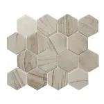 Sklenená mozaika Premium Mosaic béžová 26x30 cm mat / lesk MOSV84LIGHT3D