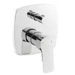 Sprchová a vaňová batéria Optima Cube Way vrátane podomietkového telesa chróm CU215