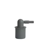 Hadicová prípojka k práčke DN40 Plast Brno sivá UZ40RU0