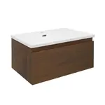 Kúpeľňová skrinka s umývadlom SAT B-Way 59x30x45 cm matný orech BWAY60NUTU1