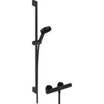 Sprchová batéria Hansgrohe Pulsify Select S so sprchovacím setom 150 mm čierna matná 24271670