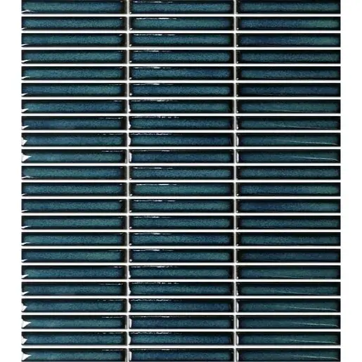 Keramická mozaika Premium Mosaic Kit Kat aqua blue 28x31 cm lesk MOSKK3AQBLL