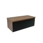 Kúpeľňová skrinka s krycou doskou Naturel Monza 99x30x45 cm orech mat MONZA100BN