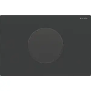 Geberit Sigma10 ovládacie tlačidlo oceľ čierna matná 115.908.16.6