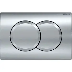 Geberit Delta01 ovládacie tlačidlo plast chróm lesk 115.107.21.1
