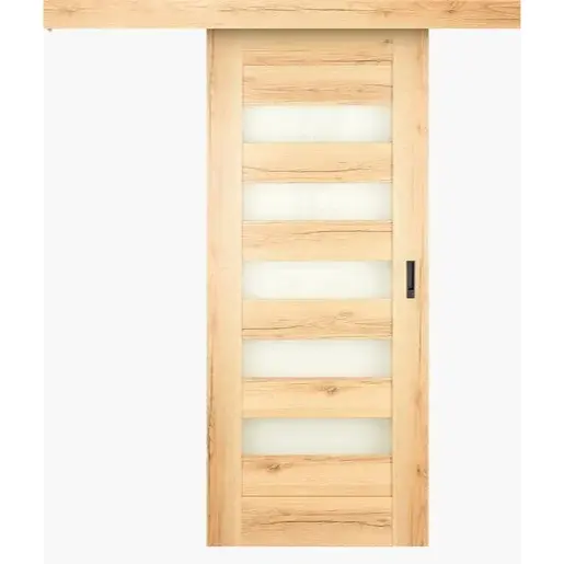 Interiérové dvere Naturel Accra posuvné 80 cm dub natura ACCRACPLDN80PO + posuvný systém