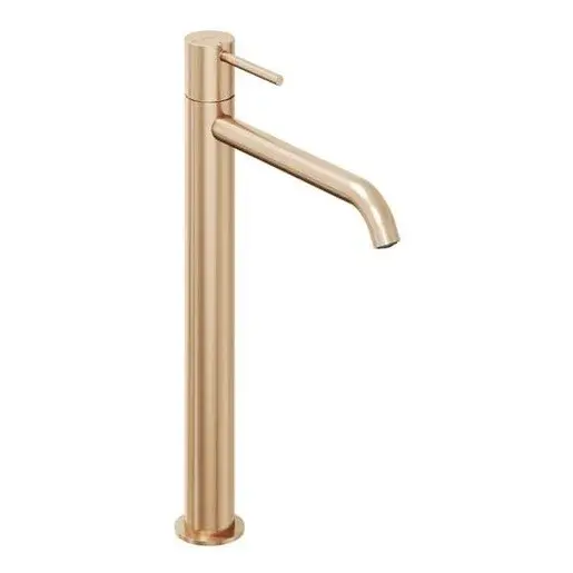 Ravak Espirit vysoká umývadlová batéria bez výpuste ružové zlato kartáčovaný X070348