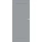 Interiérové dvere Naturel Estra levé 80 cm šedá mat ESTRA5SM80L