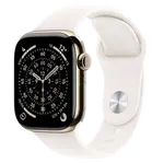 APPLE Watch 11 GPS + Cellular 46mm Zlatý titán so svetlo rumeným športovým remienkom - S/M