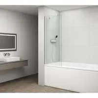 Vaňová zástena Polysan Fisa, len sklo, 150x70 cm FS1072