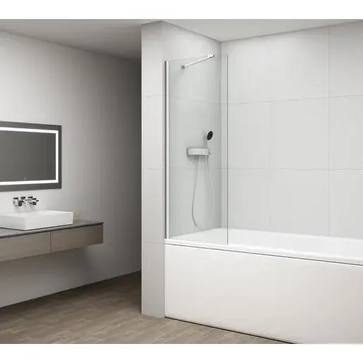 Polysan Fisa vaňová zástena , len sklo, 150x70 cm FS1072