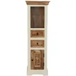 Skrinka do kúpeľne Agni 40x130x35 cm z masívu mango AGNI-SM