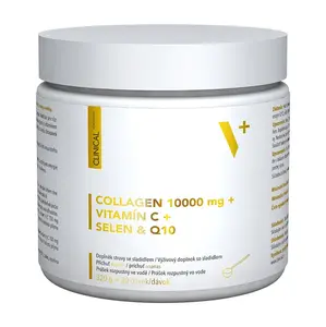 CLINICAL Collagen 10 000mg + vitamín C + selen & Q10 320 gramů