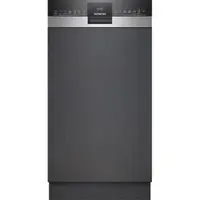 Vstavaná umývačka riadu Siemens 45 cm Brúsená oceľ SR55ZS10ME