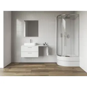 Ravak Blix II sprchový kút štvrťkruh 90x90 cm 3BM70C40Z1