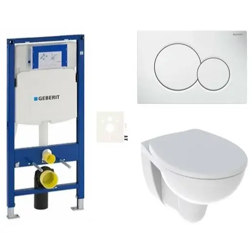 Závesný WC set Geberit do ľahkých stien / predstenová KOLO Rekord SIKOGES3K6