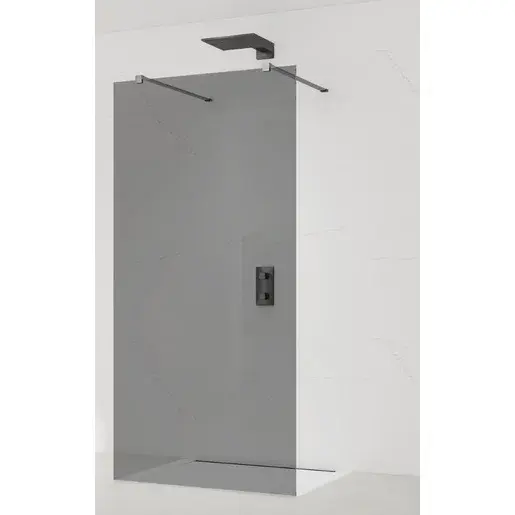 Sprchová zástena Walk-in 120 cm SAT vo farbe profilu Gun metal SATBWI120KSZAVGM