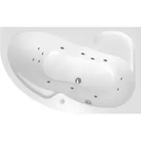 Masážna vaňa SIKO Fortuna 150x100 cm BASIC akrylát pravá SIKOHMBFO150P