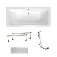 Obdĺžniková vaňa Laguna Nora Plus 160x75 cm akrylát ľavá aj pravá SIKONO1600ANPC