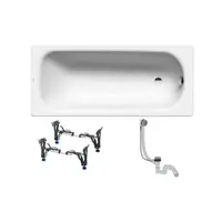 Kaldewei Saniform obdĺžniková vaňa 170x70 cm smaltovaná oceľ ľavá aj pravá KWB3631