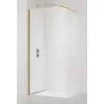 Sprchová zástena Walk-in 160 cm SAT zlatá lesk SATBWI160PRZ