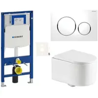 Závesný WC set Geberit do ľahkých stien / predstenová SAT SIKOGESREX72S20