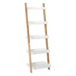 Set poličky a nosníkov Naturel Home biela/orech mat 53,5x170x40 cm HOMEP5B