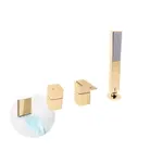 Vaňová batéria RAV Slezák LOIRA so sprchovacím setom v zlatom prevedení LR563.0PZ