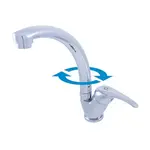 RAV SLEZÁK Sázava drezová batéria s otočným ramienkom chróm sa006.0/3 SA006.03