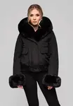 Edoti Women's jacket with detachable fur OW-JALP-0100 v1