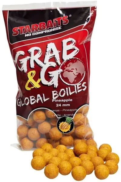 Starbaits boilies g&g global pineapple - 800 g 20 mm