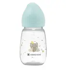 KikkaBoo Kojenecká láhev 3m+ Savanna Mint 260 ml