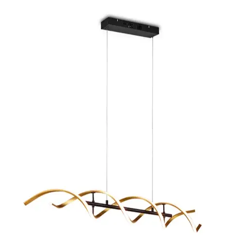 Trio Sequence led závesné osvetlenie zlatá 341810208 TR341810208