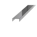 Lišta dekoračná "U" Eviso silver lesk, nerez PVD, dĺžka 270 cm, šírka 20 mm, PRSI0002