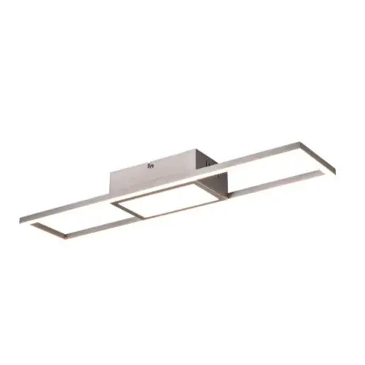 LED stropné osvetlenie Reality Rigido nikel R67172107