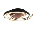 LED stropné osvetlenie Trio Caya mosadz 641910208