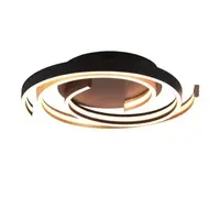 LED stropné osvetlenie Trio Caya mosadz 641910208