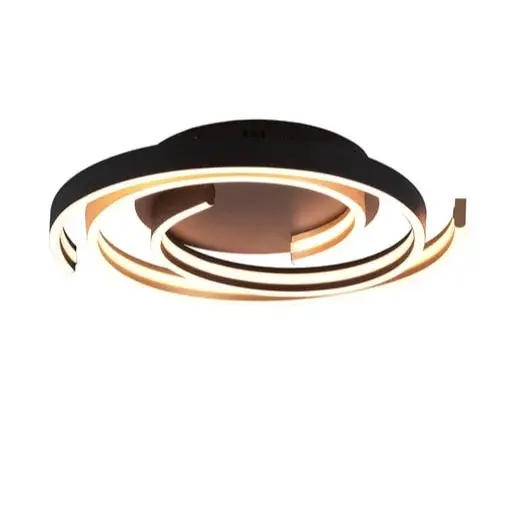 LED stropné osvetlenie Trio Caya mosadz 641910208