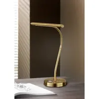 Stolová lampa Trio Curtis mosadz 579790108