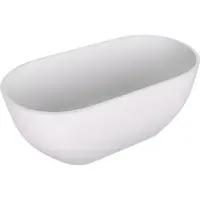 Voľne stojaca vaňa Polysan Reduta 171x81 cm liaty mramor ľavá aj pravá biela matná bílá matná 71842MAT