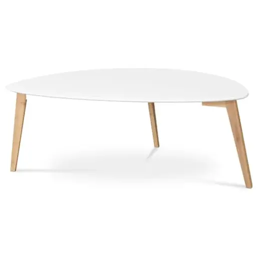 Konferenčný stolík Autronic 120x45 cm biely MDF mat AF-1184 WT