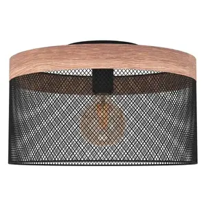 Stropné osvetlenie Eglo KILNSDALE čierna 43832