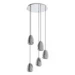 Závesné osvetlenie Eglo ALOBRASE chróm 98617