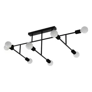 Stropné osvetlenie Eglo BELSIANA čierna 98035