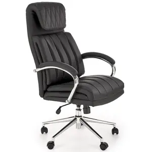 Otočné kreslo Romano čierna