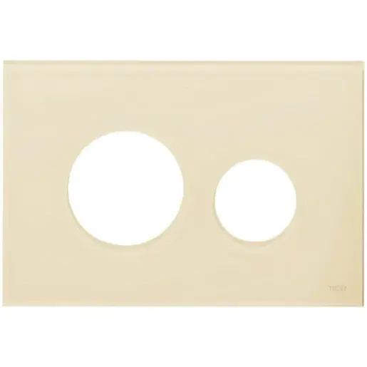 Tece Loop kryt ovládacieho tlačidla sklo slonovinová 9240680 9.240.680