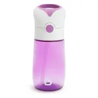 Munchkin Flip & Go™ Hrneček s brčkem 18m+ 355 ml fialový