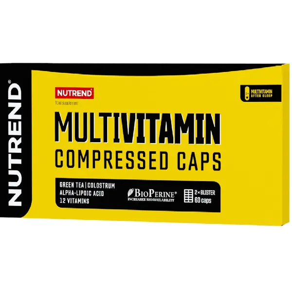 Nutrend Multivitamin Compressed Caps bez příchuti 60 kapslí