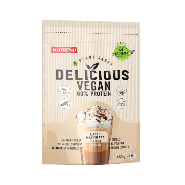 Nutrend Delicious Vegan Protein latte macchiato 450 g