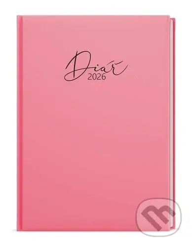 Týdenní diář 2026 Oskar Lamino Pastel A5 růžová